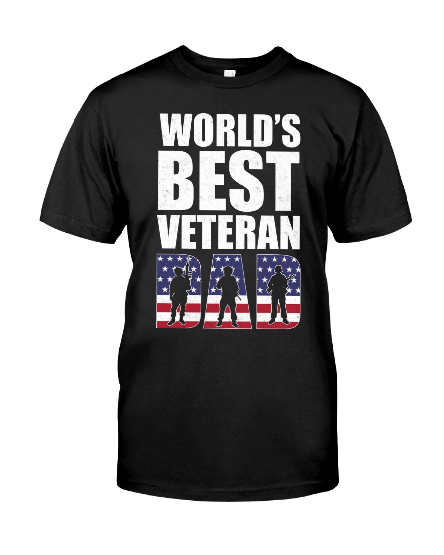 World's Best Veteran Dad Classic T-Shirt
