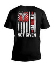 Nurse: EaRNed not Given V-Neck T-Shirt thumbnail