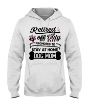 Retired - Stay at Home Dog Mom Hooded Sweatshirt thumbnail