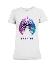 Respiratory Breathe Mug Premium Fit Ladies Tee thumbnail