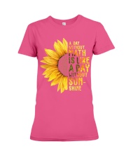 Math Teacher - A day without math Premium Fit Ladies Tee thumbnail