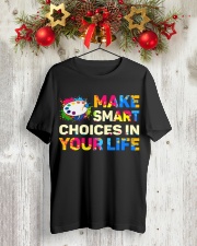 Art Teacher - Make smART choices in your life Classic T-Shirt lifestyle-holiday-crewneck-front-2