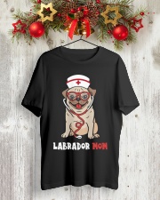 Nurse - Labrador Mom Classic T-Shirt lifestyle-holiday-crewneck-front-2