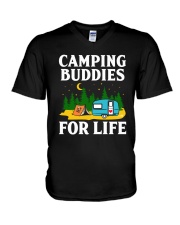 Camping Buddies For Life V-Neck T-Shirt thumbnail