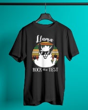 Teacher - Llama Rock this Test Classic T-Shirt lifestyle-mens-crewneck-front-3
