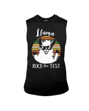 Teacher - Llama Rock this Test Sleeveless Tee thumbnail