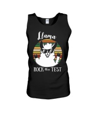 Teacher - Llama Rock this Test Unisex Tank thumbnail