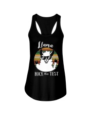 Teacher - Llama Rock this Test Ladies Flowy Tank thumbnail