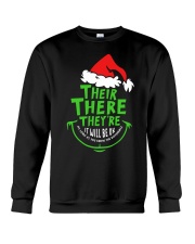 Teacher - Their - There - They're - Christmas Crewneck Sweatshirt tile