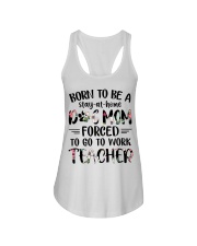 Born to be a Dog Mom - Teacher Ladies Flowy Tank thumbnail
