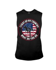 Lineman - I Light up My Country Sleeveless Tee thumbnail