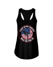 Lineman - I Light up My Country Ladies Flowy Tank thumbnail