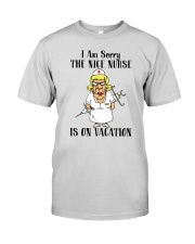 Nurse - The Nice Nurse is on Vacation Premium Fit Mens Tee thumbnail