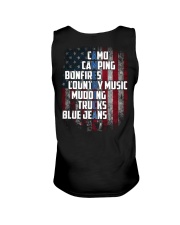 Camping - American Flag Unisex Tank thumbnail