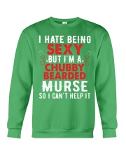 Male Nurse Chubby Bearded Crewneck Sweatshirt thumbnail