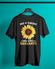 Teacher - Love Sunflowers Classic T-Shirt lifestyle-mens-crewneck-front-3