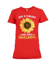 Teacher - Love Sunflowers Premium Fit Ladies Tee thumbnail