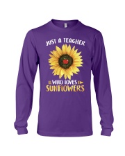 Teacher - Love Sunflowers Long Sleeve Tee thumbnail