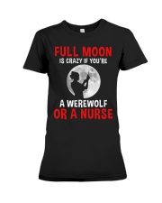 Nurse - Full Moon Premium Fit Ladies Tee thumbnail