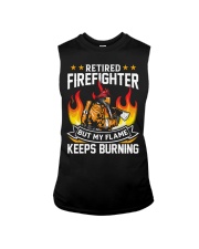 Retired Firefighter - My Flame keeps burning Sleeveless Tee tile