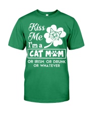 Kiss me I'm a Cat Mom Premium Fit Mens Tee tile