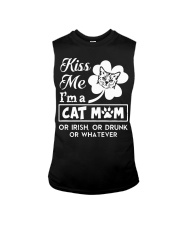 Kiss me I'm a Cat Mom Sleeveless Tee tile