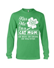 Kiss me I'm a Cat Mom Long Sleeve Tee tile