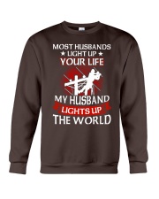 Lineman - Husband Light Up Crewneck Sweatshirt thumbnail