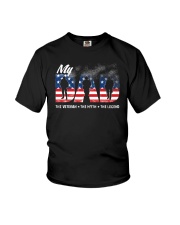 Veteran Dad - The Veteran - The Myth - The Legend Youth T-Shirt thumbnail