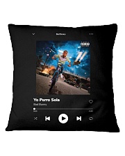 Bad Bunny - Yo Perreo Sola - La Muerte Bella Square Pillowcase thumbnail