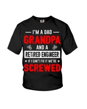 Mens Funny Retired Engineering Grandpa T-Shirt Youth T-Shirt thumbnail
