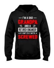 Mens Funny Retired Engineering Grandpa T-Shirt Hooded Sweatshirt thumbnail