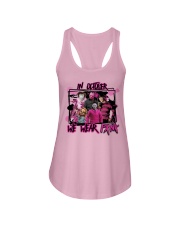 In October We Wear Pink Halloween Breast Cancer Ladies Flowy Tank thumbnail
