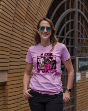 In October We Wear Pink Halloween Breast Cancer Ladies T-Shirt lifestyle-women-crewneck-front-2