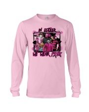 In October We Wear Pink Halloween Breast Cancer Long Sleeve Tee thumbnail