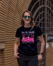 Big Or Small Let's Save Them Pumpkin Halloween Ladies T-Shirt lifestyle-women-crewneck-front-2