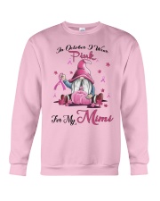 In October I Wear Pink For My Mimi Crewneck Sweatshirt thumbnail