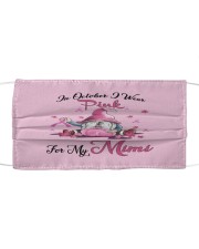 In October I Wear Pink For My Mimi Cloth face mask thumbnail