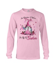 In October I Wear Pink For My Cool Sister Long Sleeve Tee thumbnail