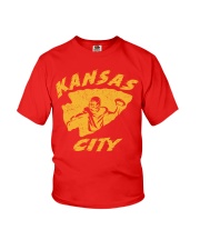Kansas City Football Team Fans Youth T-Shirt thumbnail