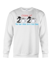Class Of 2020 Graduate The Year When Shit Got Real Crewneck Sweatshirt thumbnail