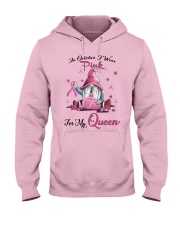 In October I Wear Pink For My Queen Hooded Sweatshirt thumbnail