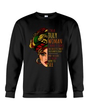I'm A July Woman I Have 3 Sides Cute Birthday Gift Crewneck Sweatshirt thumbnail