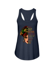 I'm A July Woman I Have 3 Sides Cute Birthday Gift Ladies Flowy Tank front