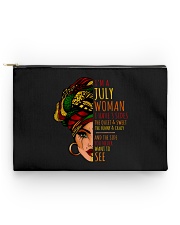 I'm A July Woman I Have 3 Sides Cute Birthday Gift Accessory Pouch - Standard thumbnail