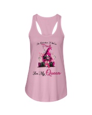 In October I Wear Pink For My Queen Gnome Breast Ladies Flowy Tank thumbnail