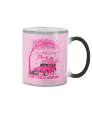 I Wear Pink For My Mom Breast Cancer Awareness Color Changing Mug thumbnail