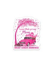 I Wear Pink For My Mom Breast Cancer Awareness Sticker - Single (Vertical) thumbnail