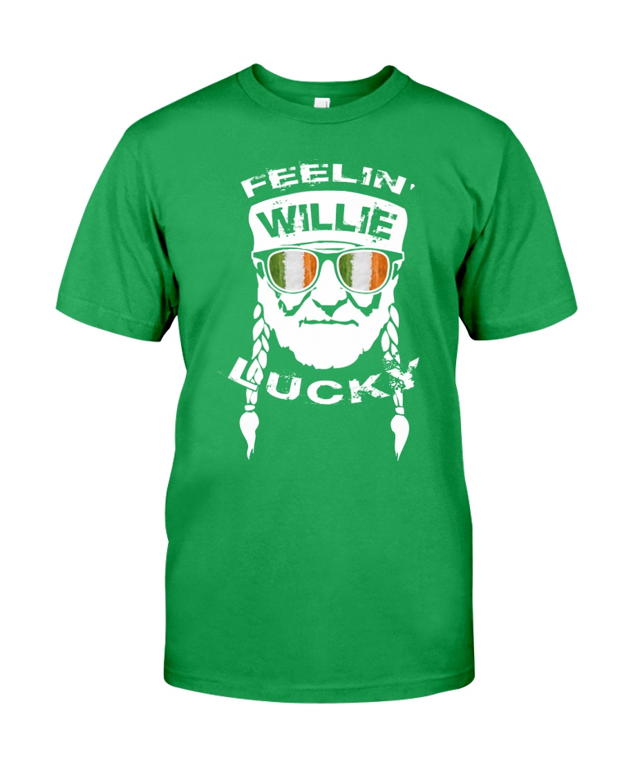 Feelin' Willie Lucky Irish Flag St Patrick's Day Classic T-Shirt