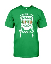 Feelin' Willie Lucky Irish Flag St Patrick's Day Classic T-Shirt front